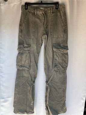 Zara Olive-Toned Women's Cargo Pants